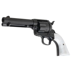 Marushin SAA .45 1st Gen. Late Civillian Gas Revolver (4.75 inch, Black Heavy Weight w/ Pearl Grip)