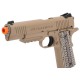 Cybergun x Colt 1911 Tactical CO2-Powered Airsoft Gas Blowback Pistol - KWC (Model: Desert Sand)