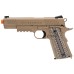 Cybergun x Colt 1911 Tactical CO2-Powered Airsoft Gas Blowback Pistol - KWC (Model: Desert Sand)