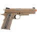 Cybergun x Colt 1911 Tactical CO2-Powered Airsoft Gas Blowback Pistol - KWC (Model: Desert Sand)