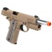 Cybergun x Colt 1911 Tactical CO2-Powered Airsoft Gas Blowback Pistol - KWC (Model: Desert Sand)