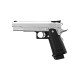 Tokyo Marui Hi Capa 5.1 Stainless Green Gas Airsoft Pistol - Silver