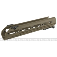 WE-Tech Replacement 9.5" Modular Handguard for MSK Series Airsoft GBB Rifles - Part# 11 (Color: Tan)
