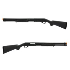 S&T M870 Type Full Metal Airsoft Training Shotgun (Version: Standard / Black / Polymer Stock)