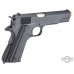 Matrix x Golden Eagle Full Metal M1911A1 Gas Blowback Airsoft Pistol (Color: Black / Slim Textured Grips)