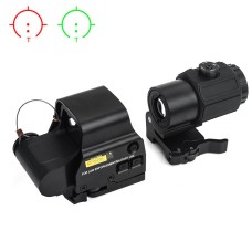 AimO HHS Red/Green Holographic Hybrid Sight – EXPS with G43 Magnifier AimO HHS Red/Green Holographic Hybrid Sight – EXPS with G43 Magnifier