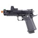 ARCTURUS Osprey 5" Split Optics Ready Slide Airsoft Hi-Capa Gas Blowback Pistol (Model: ARS-1 Red Dot Combo / Adjustable Blowback Housing)