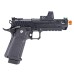 ARCTURUS Osprey 5" Split Optics Ready Slide Airsoft Hi-Capa Gas Blowback Pistol (Model: ARS-1 Red Dot Combo / Adjustable Blowback Housing)
