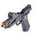 ARCTURUS Osprey 5" Split Optics Ready Slide Airsoft Hi-Capa Gas Blowback Pistol (Model: ARS-1 Red Dot Combo / Adjustable Blowback Housing)