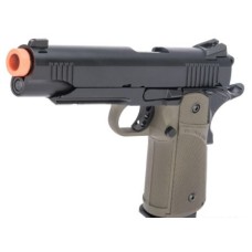 KJW Custom 1911 Tactical HI-CAPA Gas Blowback Pistol (Color: OD Green / Green Gas)