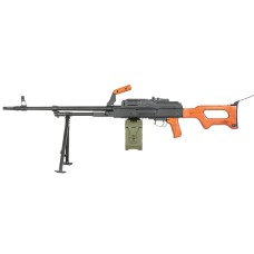 A&K PKM PK Squad Automatic Weapon Airsoft Machine Gun (Real Wood)