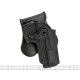 Matrix Hardshell Adjustable Holster for M9 Series Airsoft Pistols (Type: Black / Paddle Attachment)