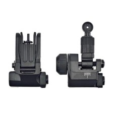 FCW KAC 300 Flip Up Front & Rear Sight - BK