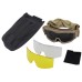 VULPO Tactical Goggles (Black, Tan, Green)