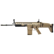 FN Licensed SCAR-H STD MK17 Gas Blowback Airsoft Rifle by WE-Tech (Color: Tan)
