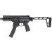 STRATOS X Airsoft MPX-K GBB Airsoft SMG with CNC stock - Black