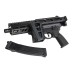 STRATOS X Airsoft MPX-K GBB Airsoft SMG with CNC stock - Black