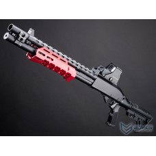 EMG x Strike Industries Tactical M870 CO2 Powered Pump Action Shotgun w/ M-LOK Handguard - Golden Eagle (Color: Red) EMG x Strike Industries Tactical M870 CO2 Powered Pump Action Shotgun w/ M-LOK Handguard - Golden Eagle (Color: Red)