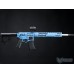 EMG x F1 UDR-15 Skeletonized AR-15 eSilverEdge Airsoft AEG Rifle w/ C7M M-LOK Handguard (Color: Blue / Carbine / Gun Only)
