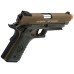 HFC Tactical 45 1911 Gas Blowback Airsoft Pistol (Color: Tan / Green Gas)