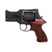 Marushin Mateba Gas Revolver 3 inch - Black (Heavyweight Wood Grip Version)