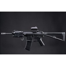 EMG Helios Knights Armament Corporation Delta PDW SportsLine Airsoft AEG Rifle w/ MOSFET (Color: Black / Picatinny)
