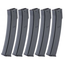Arcturus EMM Variable Cap 30/95 Round Mid-Cap Magazine for PP-19 Series Airsoft AEG SMGs (Package: 5x Magazines)
