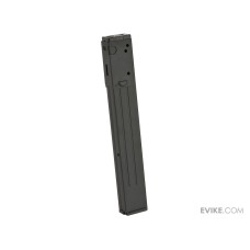 55 Round Metal Mid-Cap Magazine for AGM MP40, Sten MKII, and S&T Model 12 Airsoft AEGs