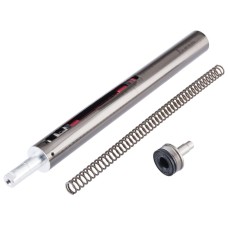 Slong Airsoft Steel Cylinder Upgrade Kit w/ CNC Piston & Spring Guide for Tokyo Marui VSR-10 Airsoft Sniper Rifles (Model: M165 Spring)