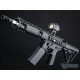 EMG F-1 Firearms UDR-15 Skeletonized AR-15 eSilverEdge Airsoft AEG Rifle w/ C7M M-LOK Handguard (Color: Black / SBR / Gun Only)