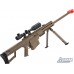 6mmProShop Barrett Licensed M82A1 Bolt Action Powered Airsoft Sniper Rifle (Color: Tan)