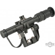 Matrix Illuminated PSO-1 Type Scope for Dragonov SVD Sniper Rifle Series (Color: Black / 4x24)