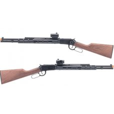 Double Bell Tactical M1894 CO2 Lever Action Shell Ejecting Rifle (Model: 13" M-LOK RIS / Imitation Wood-Black)