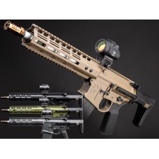 EMG Noveske N4 Licensed Ghetto Blaster NHR-9 (10.5") Airsoft M4 GBBR (MWS System) by Double Eagle (Black, Tan, Grey, Green)
