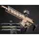 EMG Noveske N4 Licensed Ghetto Blaster NHR-9 (10.5") Airsoft M4 GBBR (MWS System) by Double Eagle (Black, Tan, Grey, Green)