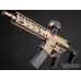 EMG Noveske N4 Licensed Ghetto Blaster NHR-9 (10.5") Airsoft M4 GBBR (MWS System) by Double Eagle (Black, Tan, Grey, Green)