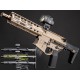 EMG Noveske N4 Licensed Ghetto Blaster NHR-7 (7.94") Airsoft GBBR (MWS System) by Double Eagle (Tan, Black, Green, Grey)