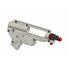 CNC Split Gearbox V2 with int. Hop Up Chamber ULTRA (8mm) - QSC 