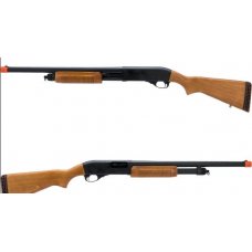 APS CAM870 Shell Ejecting Tactical Pump Action Gas Airsoft MKII Shotgun (Model: Classic Wood)