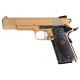 WE Tech 1911 MEU Airsoft GBB Pistol (Dark Earth w/ Rail)