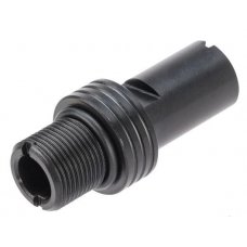 Angel Custom 12mm- to 14mm- CNC Steel Adapter for MP7 Series Airsoft AEG
