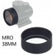 Rubber Lens Cover Cap Guard Protector For MRO Red Dot Sight 38mm
