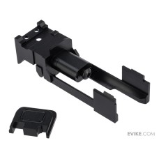 Dynamic Precision Enhanced Bolt for Umarex (VFC) G17 GBB Pistol with Back Plate (Type B) - Black