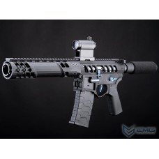 EMG F-1 Firearms Ultimate CQB UDR-15-3G AR15 Airsoft AEG Professional Training Rifle (Color: Black / Blue Kit)