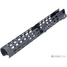 5KU Tubular Keymod Handguard for AK Airsoft AEG Rifles (Model: Black / VS-24 / LCT Version)