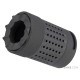 ARES QD Blast Shield Flash Hider for Airsoft AEGs (Model: Type D)