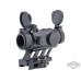 Matrix X1-E 1x23 Style Compact Red/Green Dot Reflex Sight w/ QD 1.25" Cantilever Riser Mount (Color: Black)