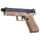 Novritsch SSE18 Full Auto / Semi AEP Airsoft Pistol - Tan (Gen 2)