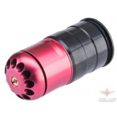 Avengers 40mm Airsoft Gas Grenade Shell (Model: 72rd Shower / Red Polished / Single Shell)