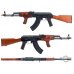 Matrix / S&T Stamped Steel AK Airsoft AEG Rifle w/ G3 Electronic Trigger QD Spring Gearbox  AIMS-63 / Real Wood